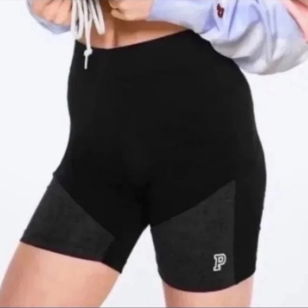PINK VS BIKE SHORTS